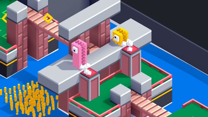The Evolution of Spatial Reasoning and Simultaneous Control in Dino Bros